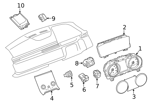 Parking Brake for 2019 Land Rover Range Rover Velar #1