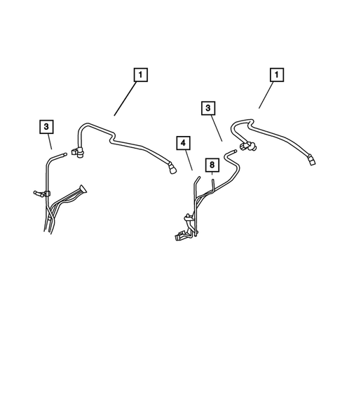 Fuel Lines for 2004 Chrysler PT Cruiser #0