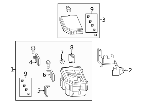Fuse & Relay for 2016 Acura RDX #1