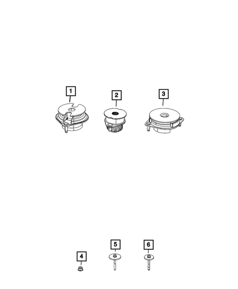 Body Hold Down for 2018 Ram 1500 #1