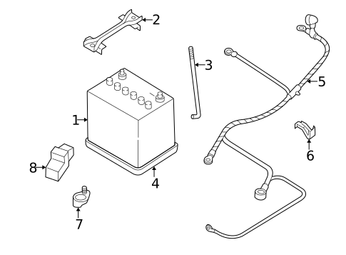 Battery for 1996 Subaru Impreza #0