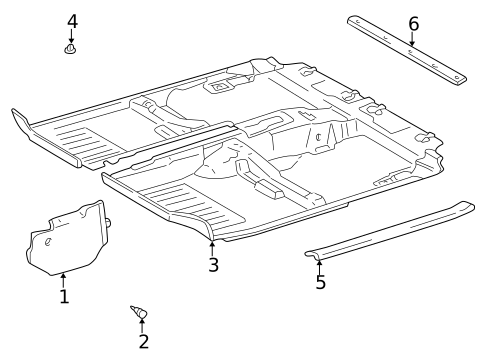 Interior Trim - Rear Body for 1996 Toyota RAV4 #0