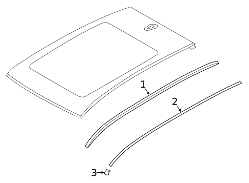 Exterior Trim - Roof for 2019 BMW X1 #0