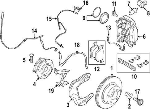 Front Brakes for 2025 BMW 430i xDrive Gran Coupe #1