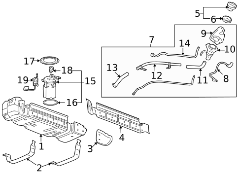 Fuel Pumps & Related Components for 2008 Chevrolet Suburban 1500 #0