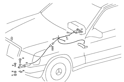 Outside Temperature Indicator for 1988 Mercedes-Benz 190D #4