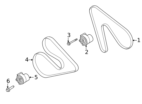 Belts & Pulleys for 2024 Ford Transit-350 #14
