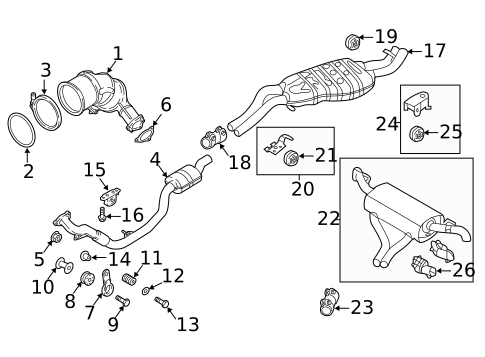 Exhaust Manifold for 2023 Audi SQ5 Sportback #1