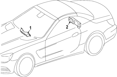 Keyless Entry Components for 2023 Mercedes-Benz SL43 AMG #0