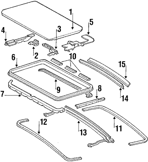 Sunroof for 1989 Mercedes-Benz 560 SEC #0