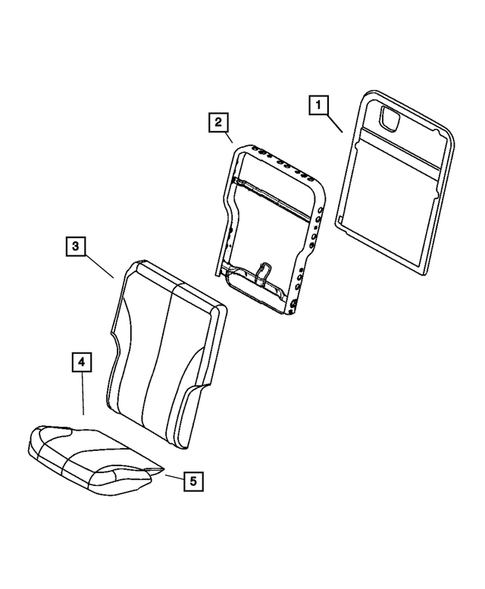 Rear Seats-Folding and Quads for 2006 Chrysler Pacifica #8