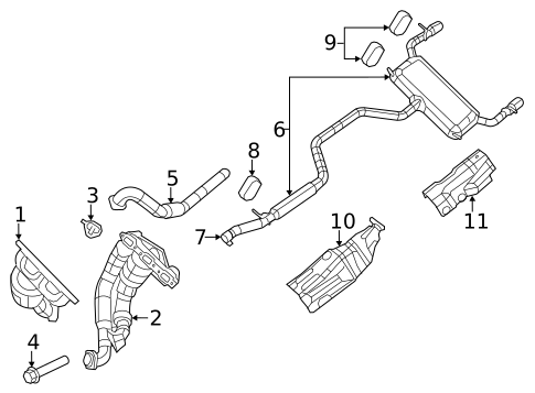 Exhaust Manifold for 2010 Chrysler Sebring #0