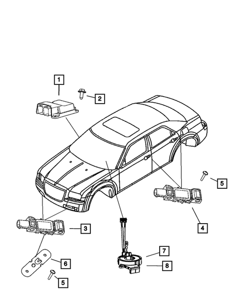 Air Bags for 2010 Chrysler 300 #0
