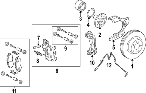 Front Brakes for 2025 Ram ProMaster EV #0