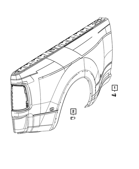 Lamps, Interior and Exterior for 2024 Ram 3500 #30