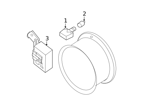 Tire Pressure Monitor Components for 2009 Nissan Maxima #0