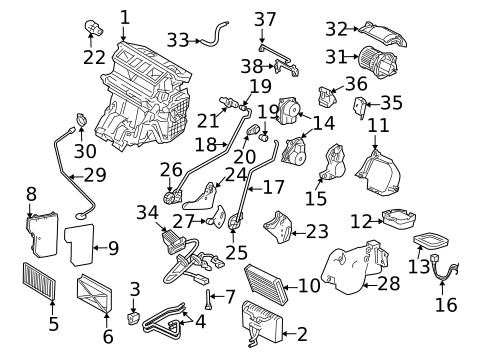 Blower Motor & Fan for 2005 Saab 9-5 #0