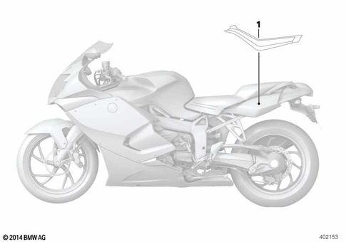 Stickers, Labels, Adhesive Film Strips for 2016 BMW-Motorrad K 1300 S #5