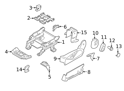Tracks & Components for 2014 Ford Transit Connect #1