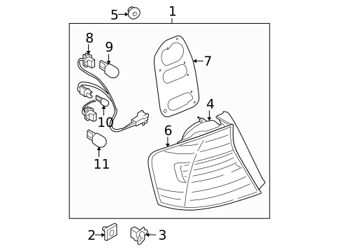 Bulbs - Chassis for 2006 Subaru Legacy #1
