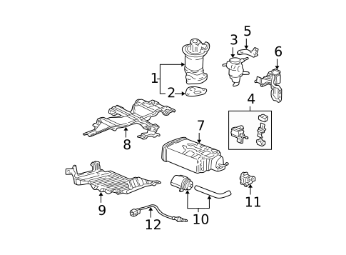 EGR System for 2001 Acura MDX #0