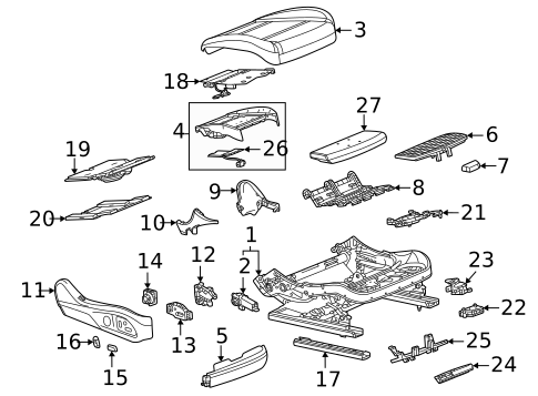 Power Seats for 2024 Cadillac CT4 #1