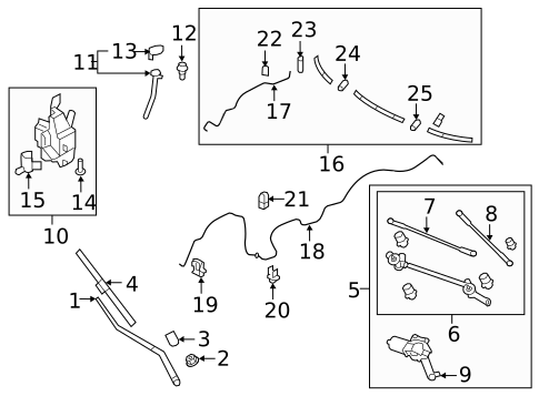Wipers for 2016 INFINITI QX50 #0