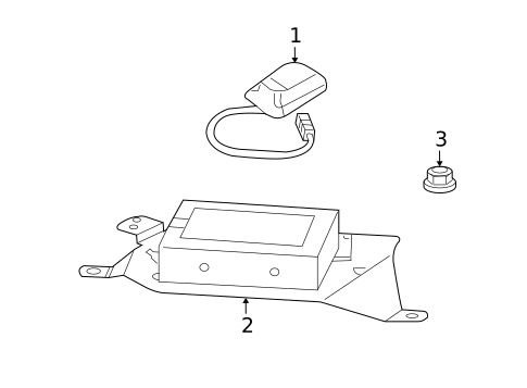 Antenna & Radio for 2014 Jeep Patriot #2