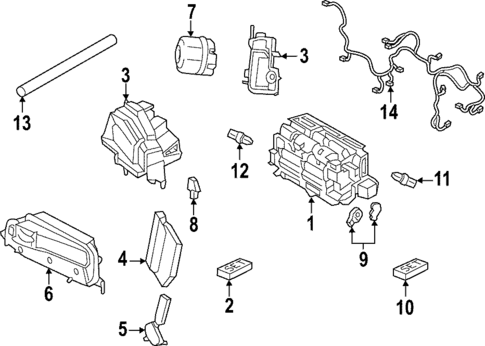 Evaporator & Heater Components for 2018 Porsche Panamera #0
