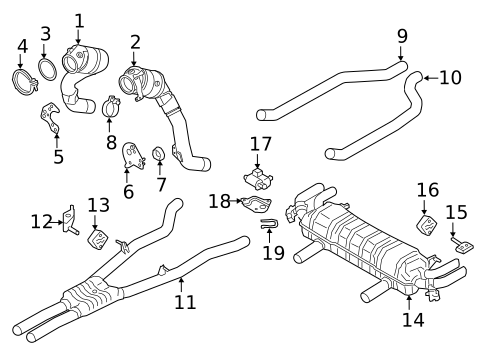 Exhaust Components for 2025 BMW M850i xDrive #0