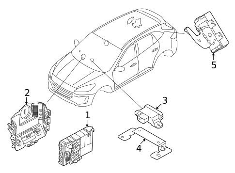 Electrical Components for 2023 Ford Escape #0