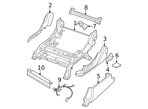 Tracks & Components for 2012 Nissan Frontier #3