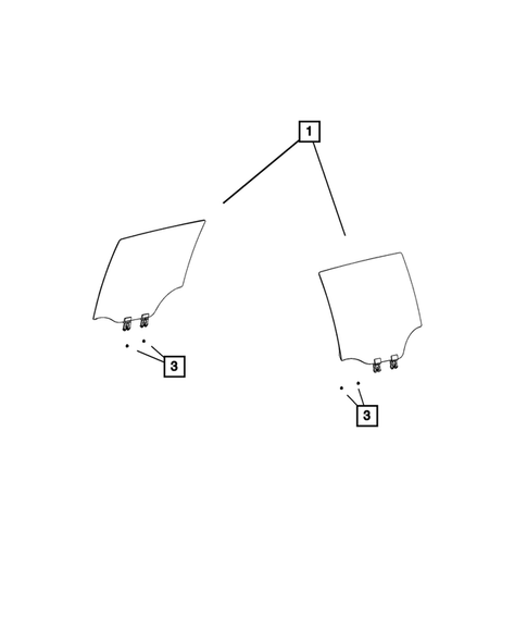 Glass and Interior Rear View Mirror for 2018 Jeep Compass #2