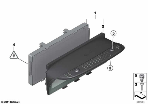 On Board Monitor / Tv Amplifier for 2005 BMW 545i #0