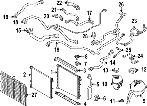 Radiator & Components for 2023 BMW X7 #0