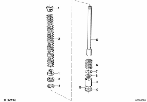 Telescopic Forks, Telelever for 1986 BMW-Motorrad K 100 #1