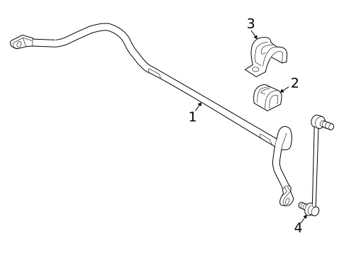 Stabilizer Bar & Components for 2008 Volvo V50 #0