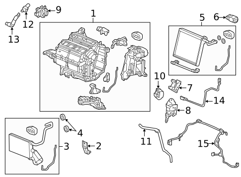 Controls for 2013 Acura RDX #0