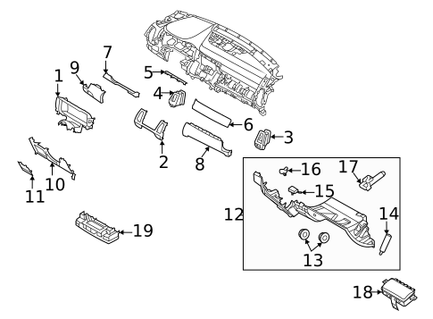 Air Bag Components for 2024 Kia Sorento #2