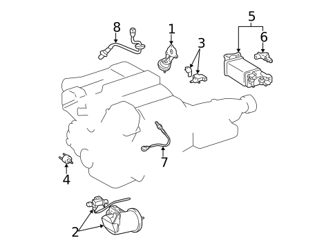 Powertrain Control for 2003 Lexus GS430 #0