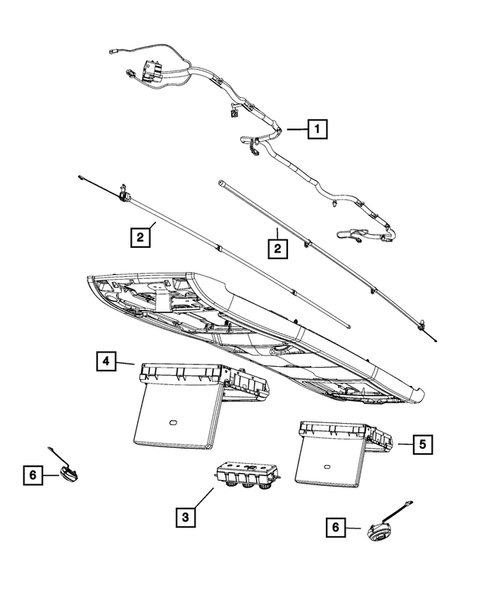 Radio, Antenna, Speakers, DVD and Video systems for 2016 Dodge Grand Caravan #1