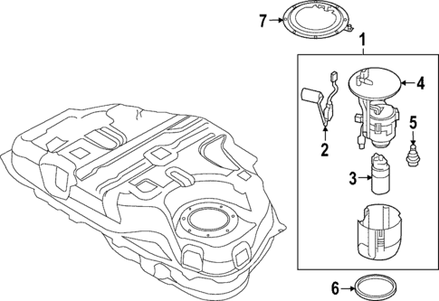 Fuel Pump for 2025 Mazda CX-50 #0
