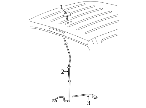 Antenna & Radio for 2011 Ram Dakota #1