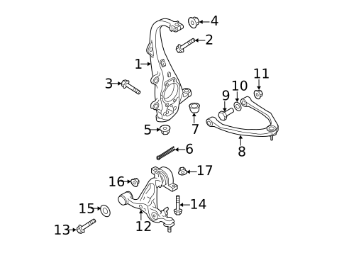 Suspension Components for 2018 Infiniti Q50 #13