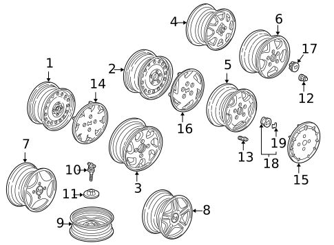 Wheels for 1998 Honda Accord #1