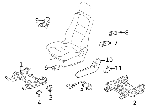Power Seats for 1994 Mercedes-Benz C 280 #1
