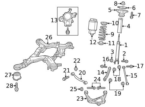 Rear Suspension for 2012 Jeep Grand Cherokee #0