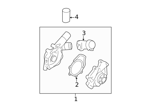 Water Pump for 2009 Ford Fusion #0