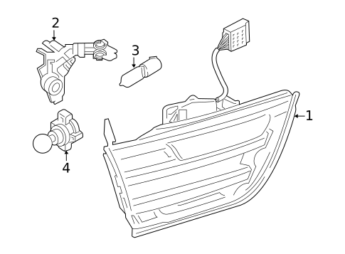 Tail Lamps for 2015 BMW 428i xDrive Gran Coupe #1