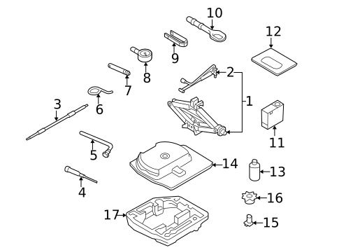 Jack & Components for 2013 Audi RS5 #0
